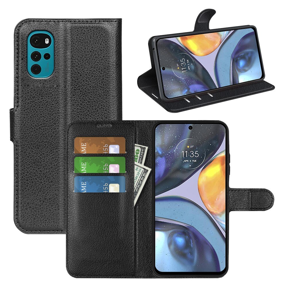 Motorola Moto G22 Handytasche Schwarz