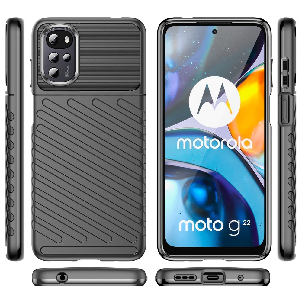 Motorola Moto G22 Thunder TPU Case schwarz