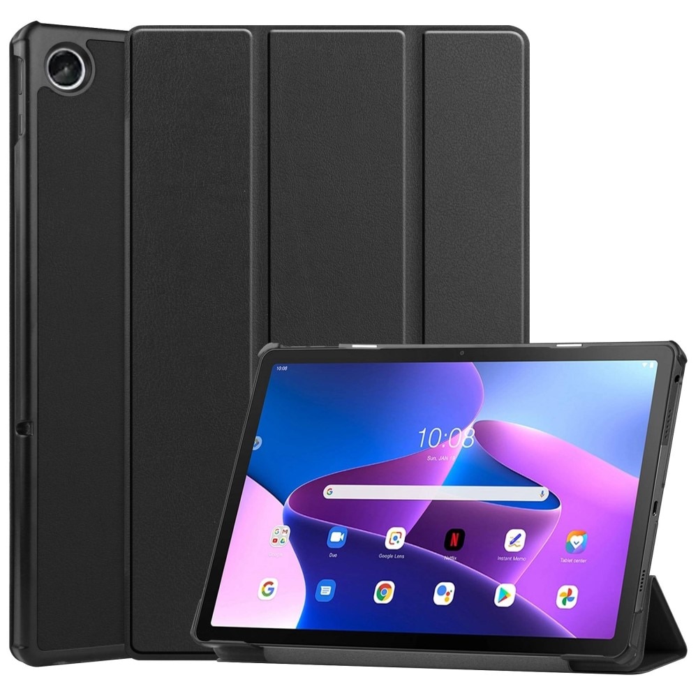 Lenovo Tab M10 Plus (3rd gen) Tri-Fold Case Schutzhülle Schwarz