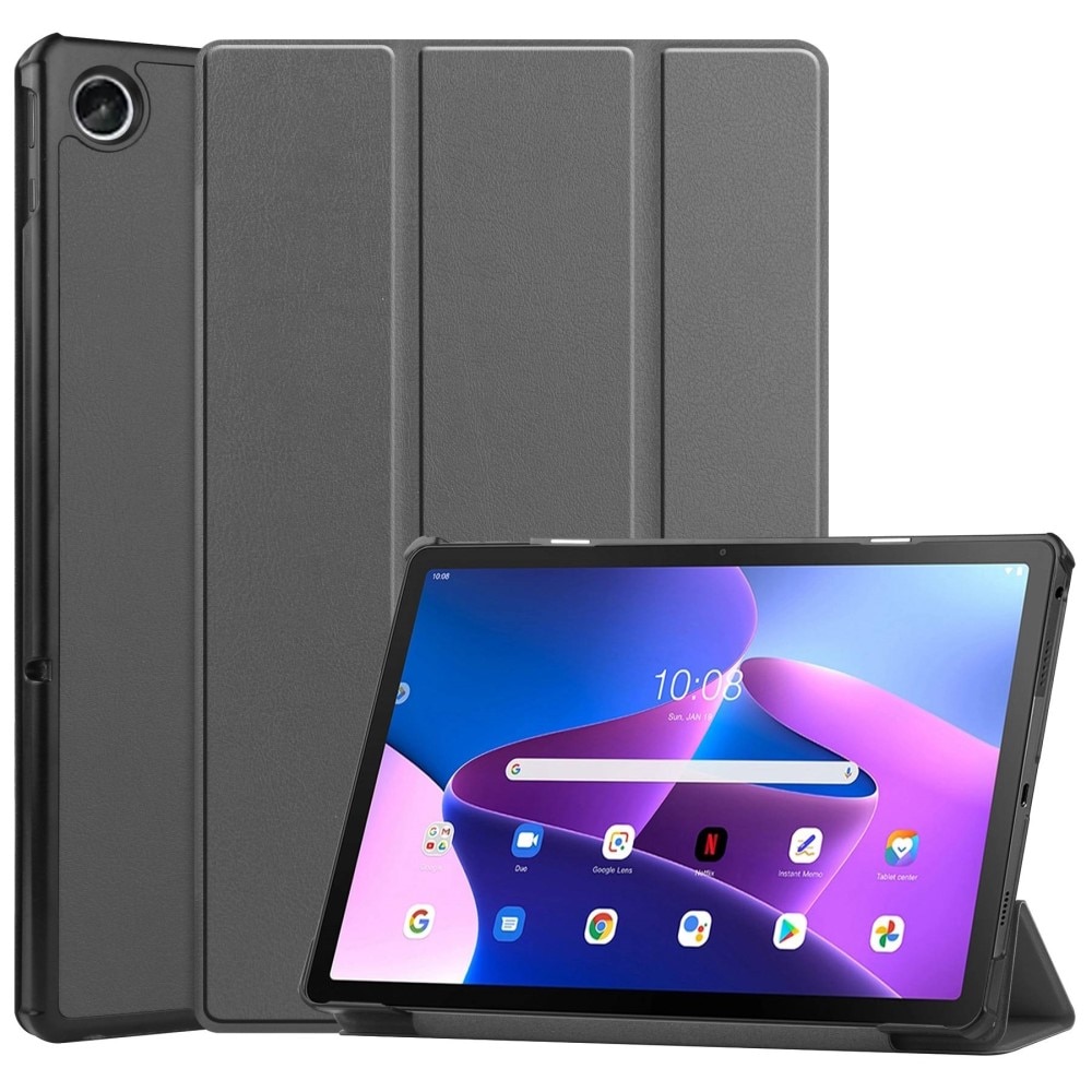 Lenovo Tab M10 Plus (3rd gen) Tri-Fold Case Schutzhülle Grau