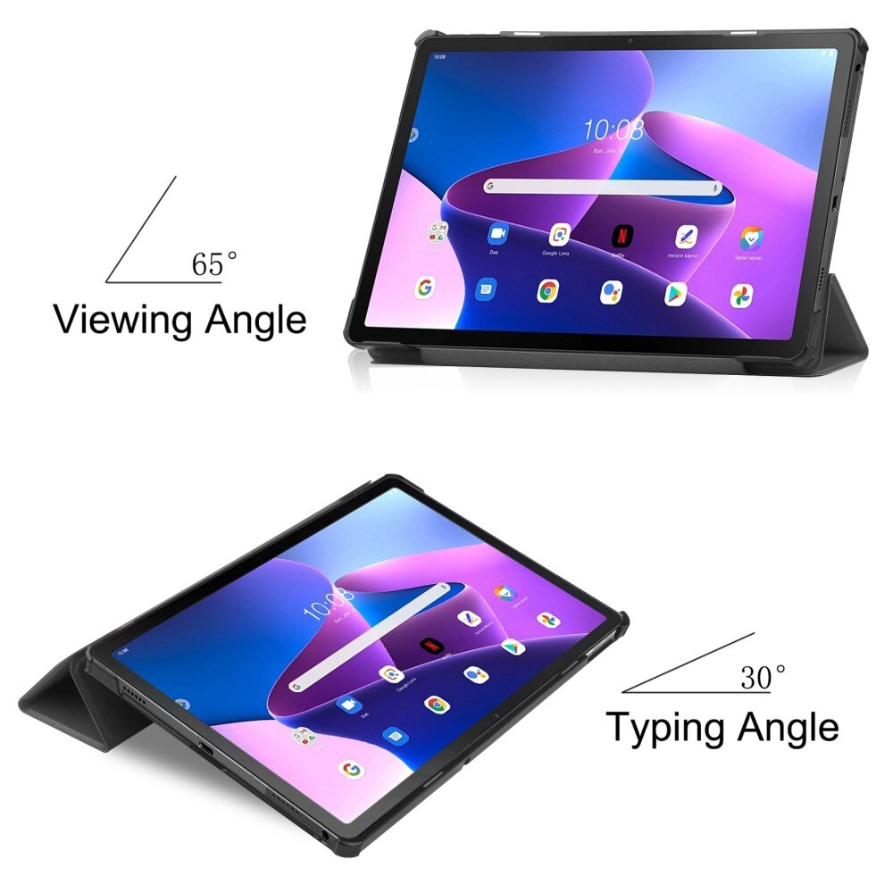 Lenovo Tab M10 Plus (3rd gen) Tri-Fold Case Schutzhülle Grau