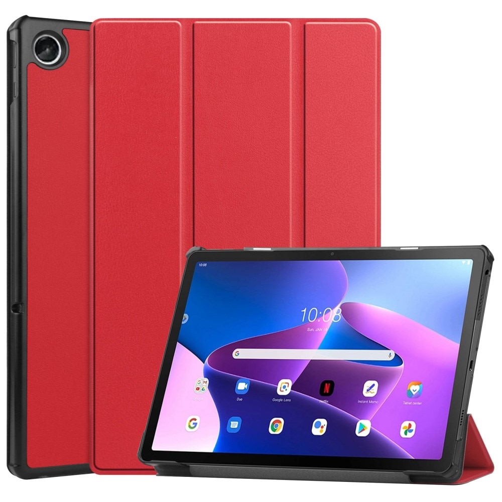 Lenovo Tab M10 Plus (3rd gen) Tri-Fold Case Schutzhülle Rot