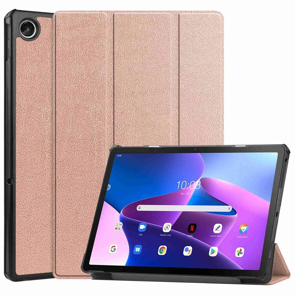 Lenovo Tab M10 Plus (3rd gen) Tri-Fold Case Schutzhülle Roségold