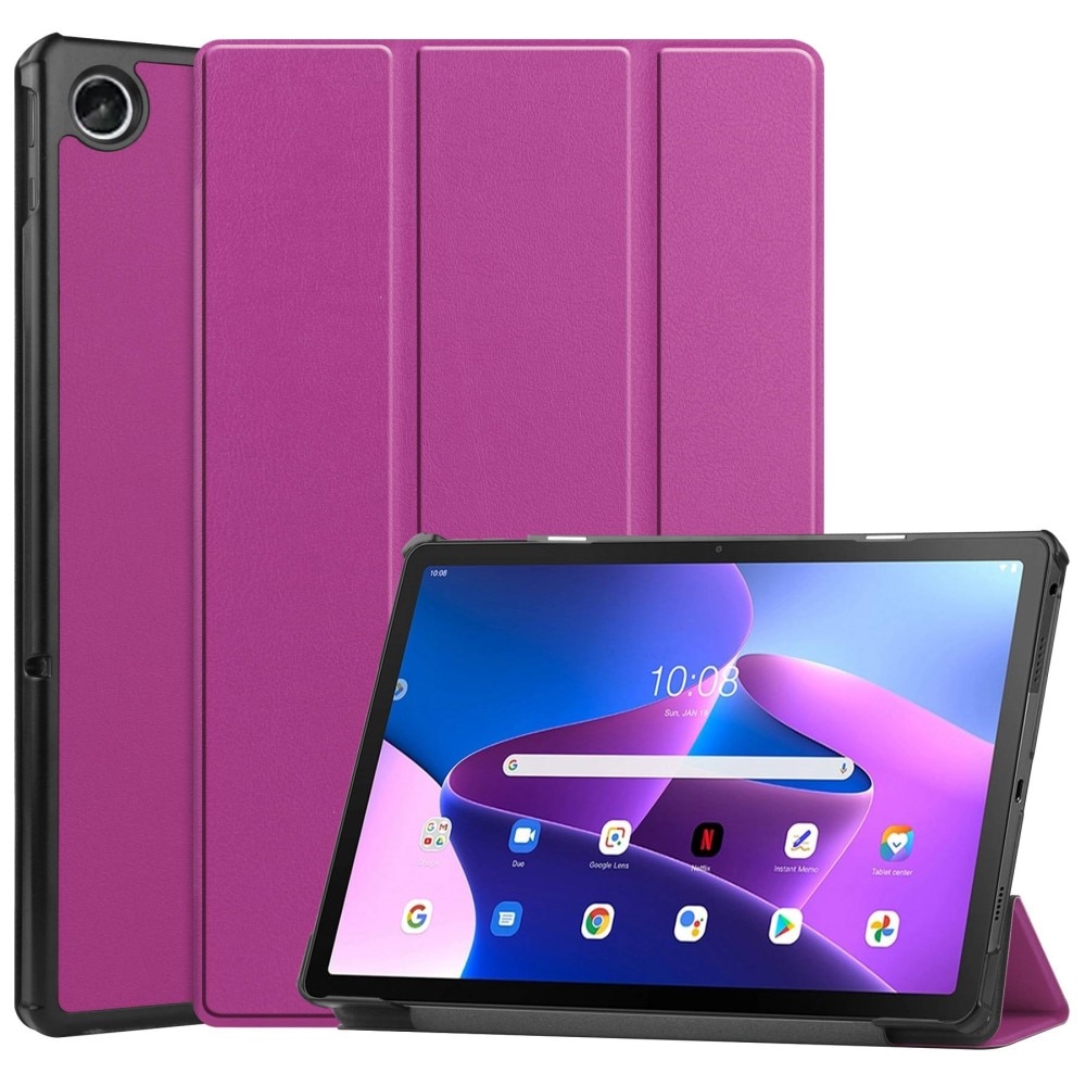 Lenovo Tab M10 Plus (3rd gen) Tri-Fold Case Schutzhülle Lila