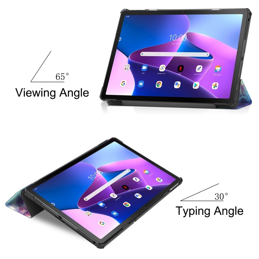  Lenovo Tab M10 Plus (3rd gen) Tri-Fold Case Schutzhülle Mehrfarbig/muster