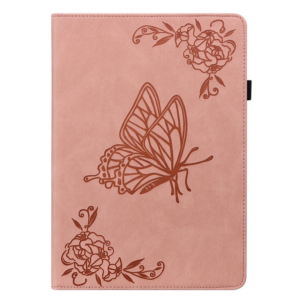  Lenovo Tab M10 Plus (3rd gen) Handytasche Schmetterling Rosa