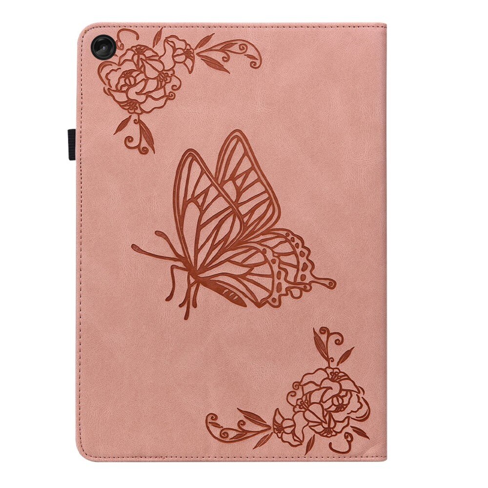  Lenovo Tab M10 Plus (3rd gen) Handytasche Schmetterling Rosa