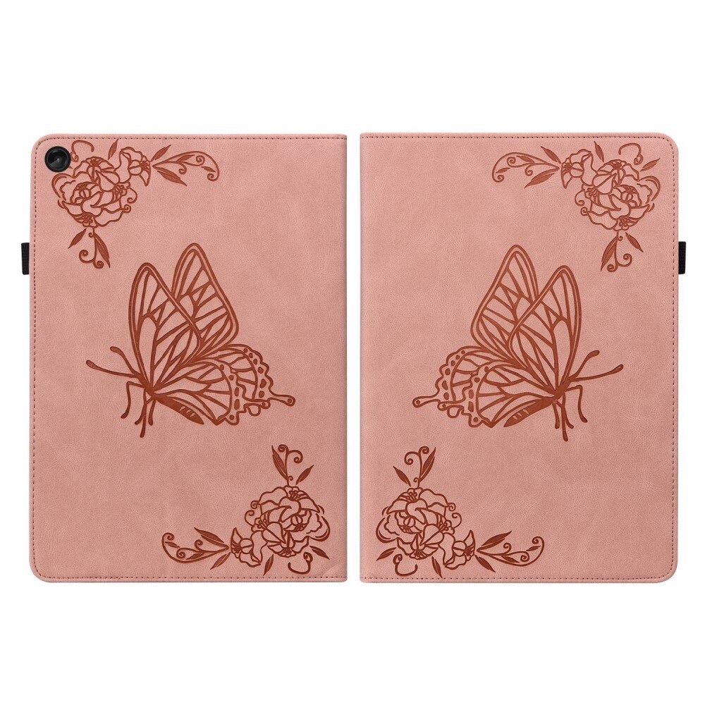  Lenovo Tab M10 Plus (3rd gen) Handytasche Schmetterling Rosa