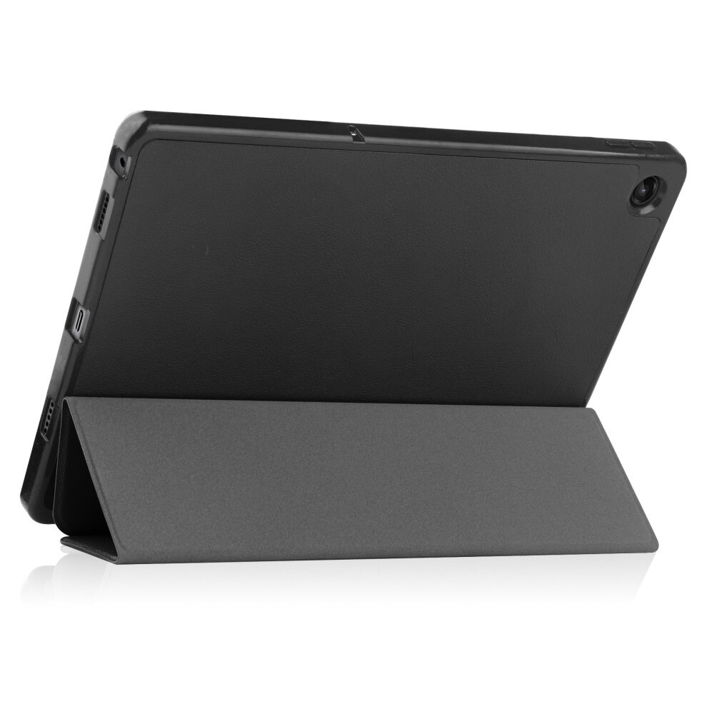 Lenovo Tab M10 Plus (3rd gen) Tri-Fold Case Schutzhülle mit Touchpen-Halter Schwarz