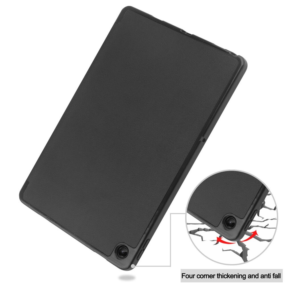  Lenovo Tab M10 Plus (3rd gen) Tri-Fold Case Schutzhülle mit Touchpen-Halter Schwarz