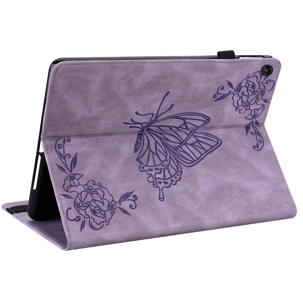 Lenovo Tab M10 (3rd gen) Handytasche Schmetterling Lila