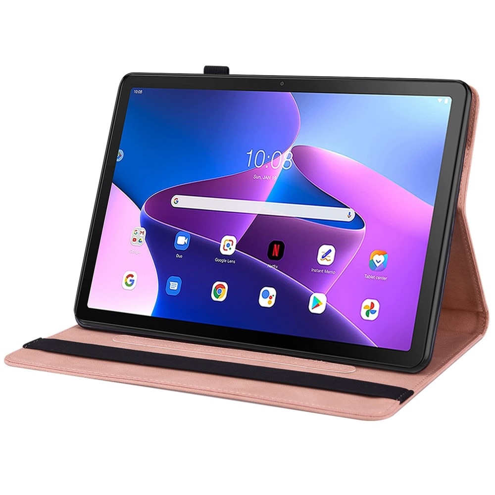 Lenovo Tab M10 (3rd gen) Handytasche Schmetterling Rosa