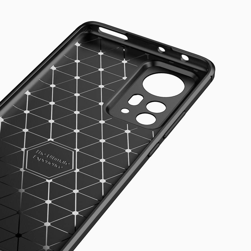 Xiaomi 12 Pro Hülle TPU Brushed Schwarz