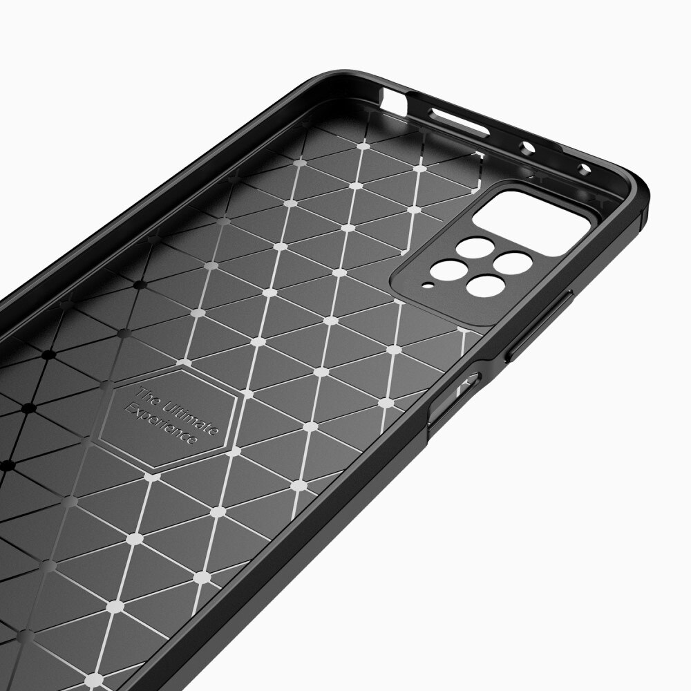 Xiaomi Redmi Note 11 Pro Hülle TPU Brushed Schwarz