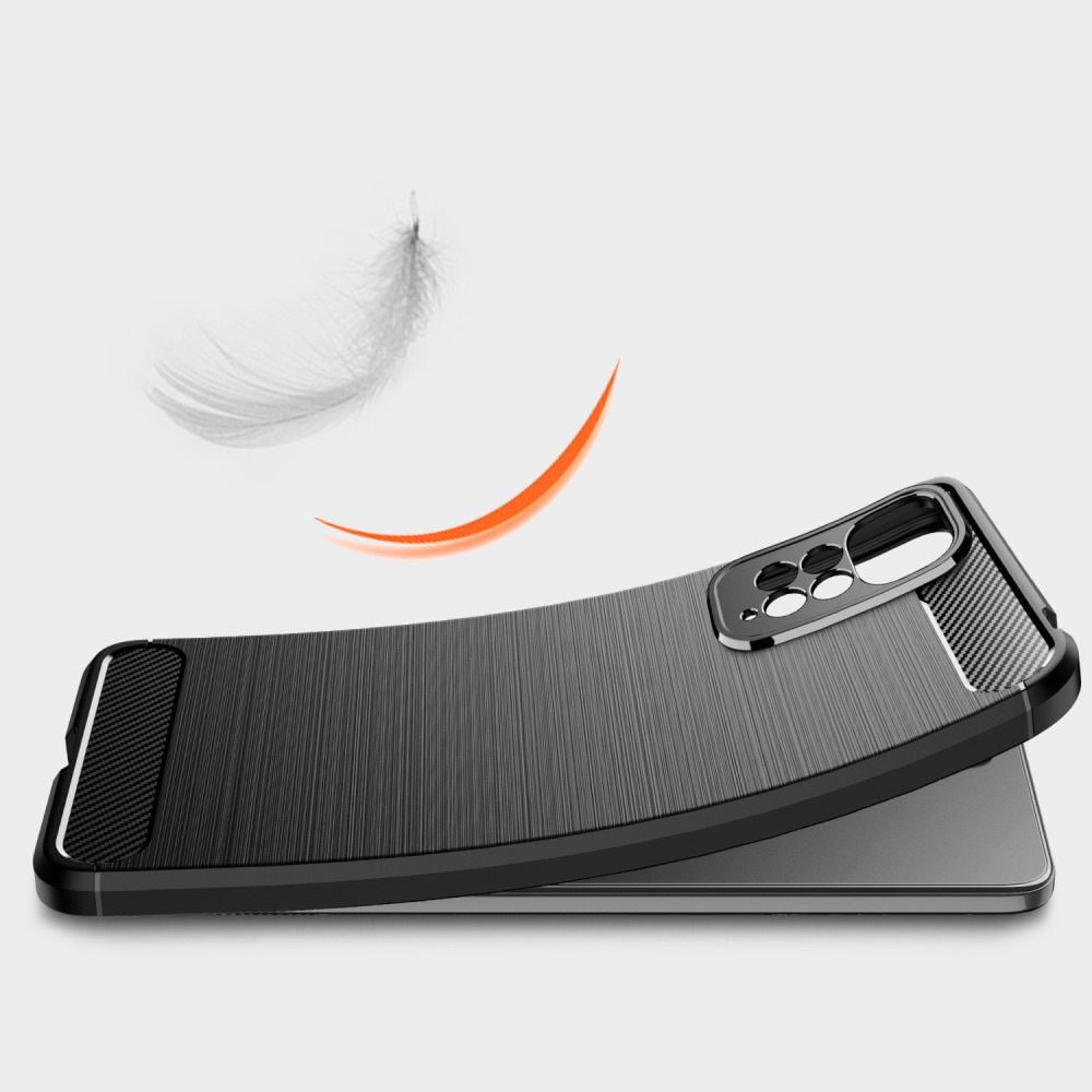 Xiaomi Redmi Note 11 Pro Hülle TPU Brushed Schwarz