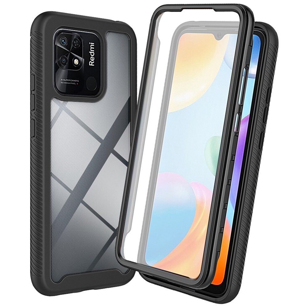 Xiaomi Redmi 10C Full Protection Case Schwarz