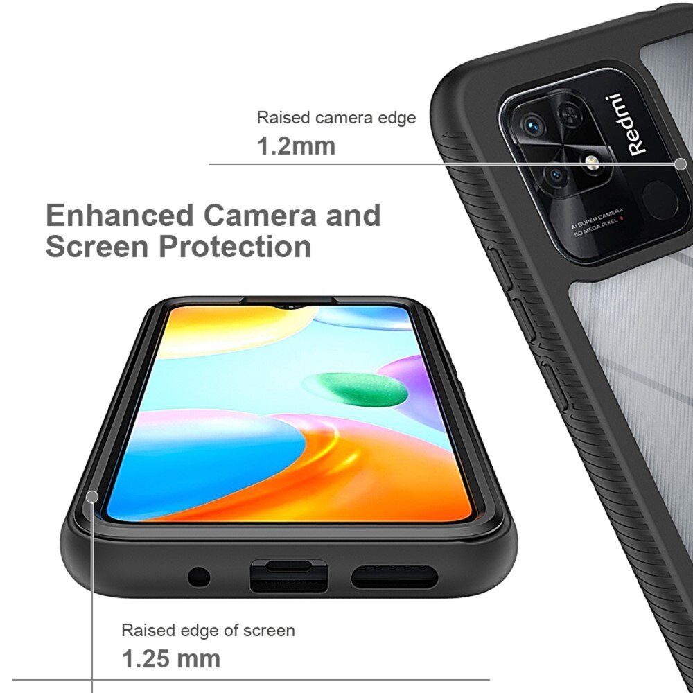 Xiaomi Redmi 10C Full Protection Case Schwarz