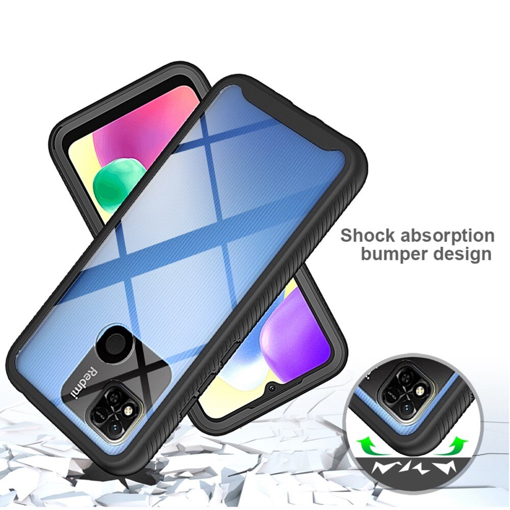 Xiaomi Redmi 9C Full Protection Case Schwarz