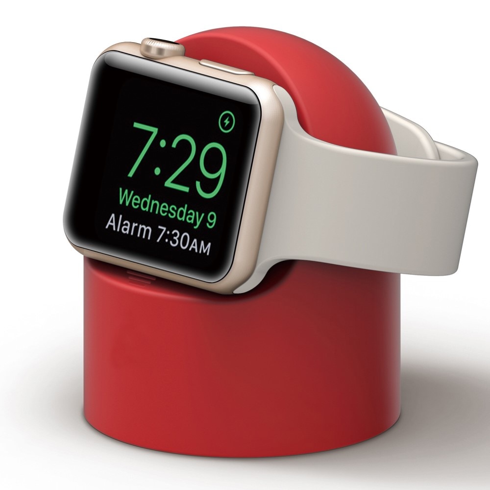 Apple Watch Ladestand rot