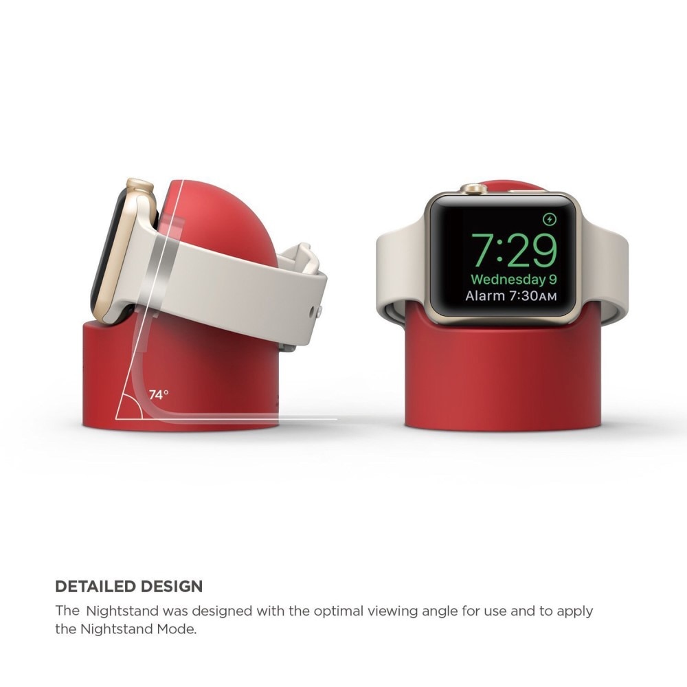 Apple Watch Ladestand rot