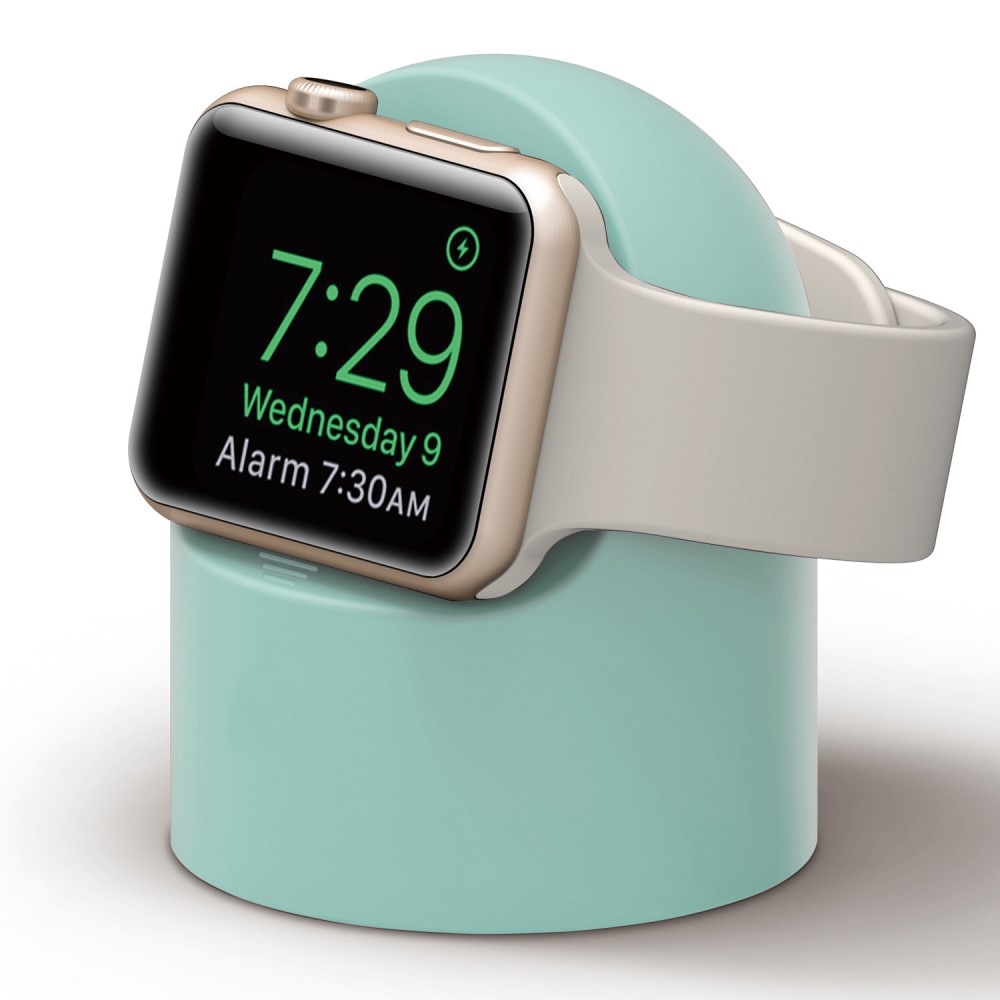 Apple Watch Ladestand türkis