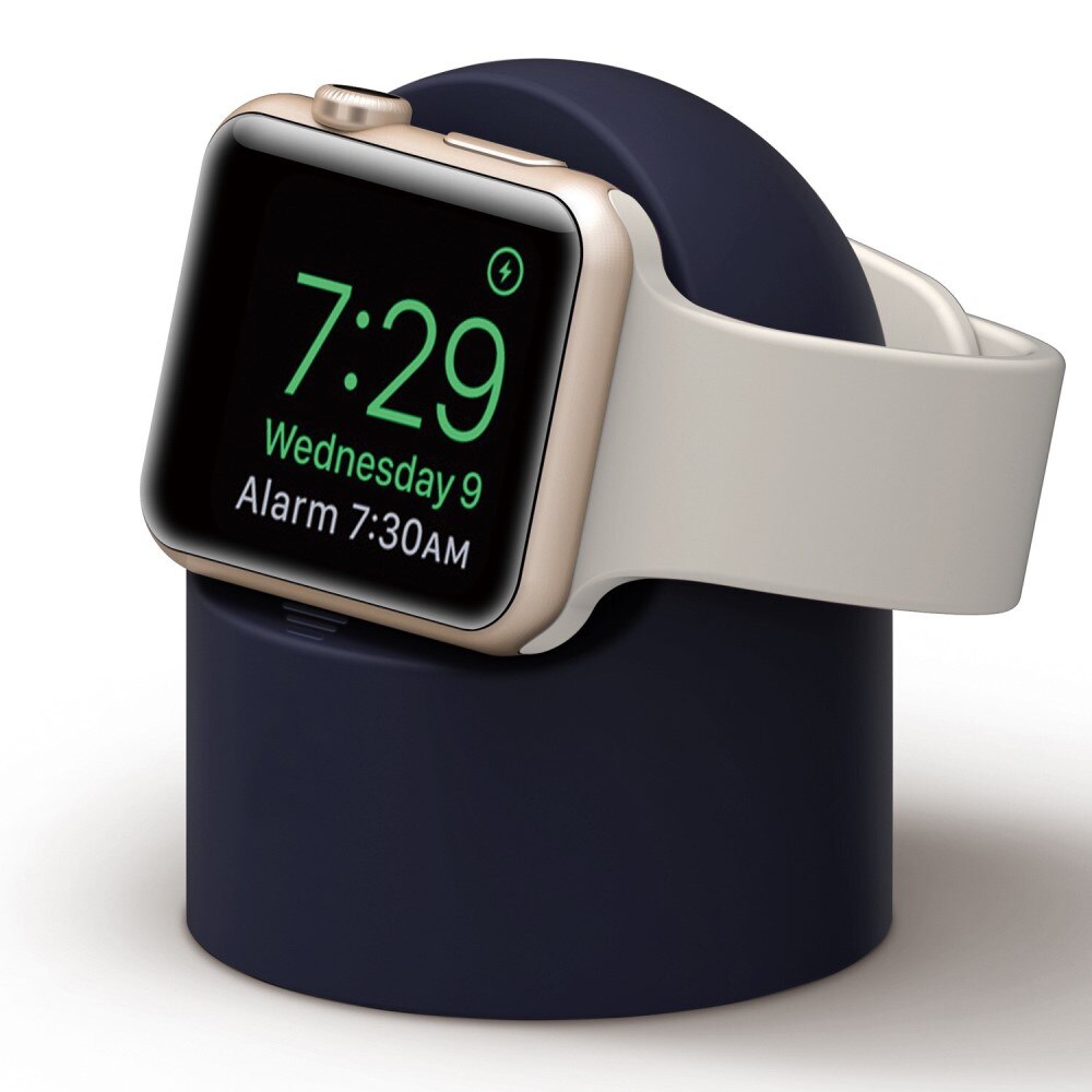 Apple Watch Ladestand dunkelblau