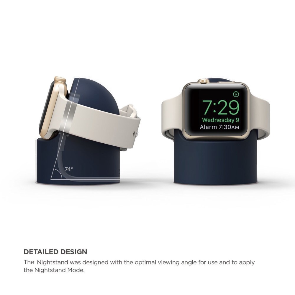 Apple Watch Ladestand dunkelblau