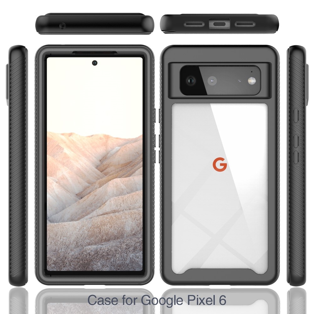 Google Pixel 6 Full Cover Hülle Schwarz