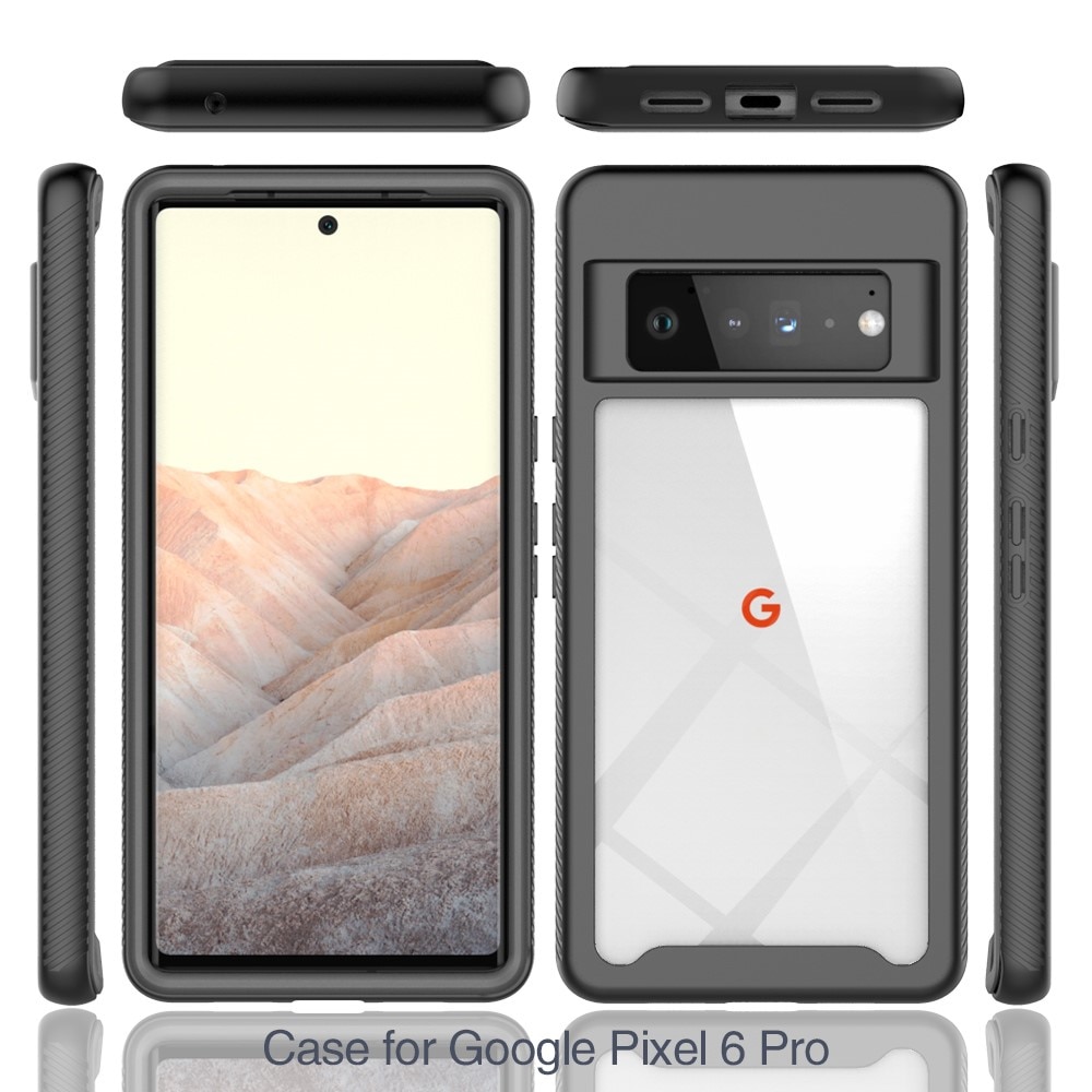 Google Pixel 6 Pro Full Cover Hülle Schwarz