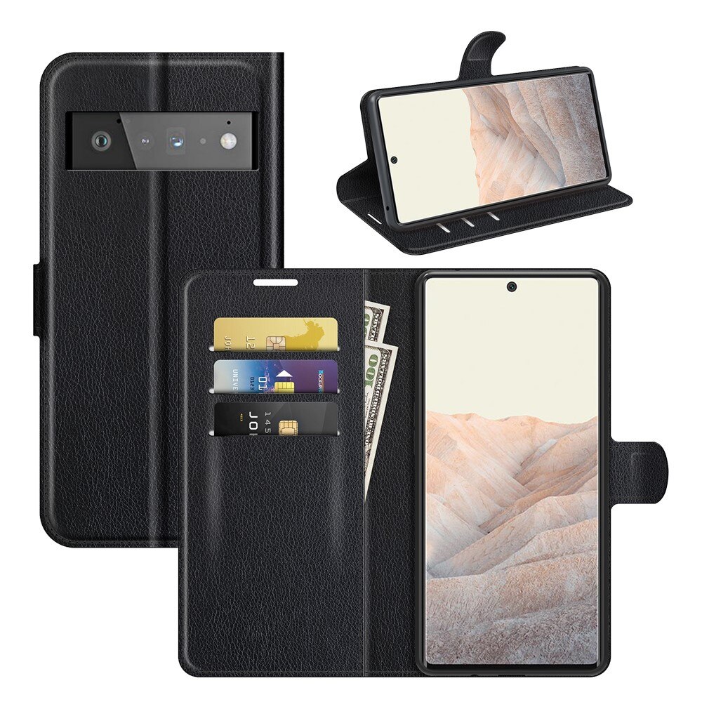 Google Pixel 6 Pro Handytasche Schwarz