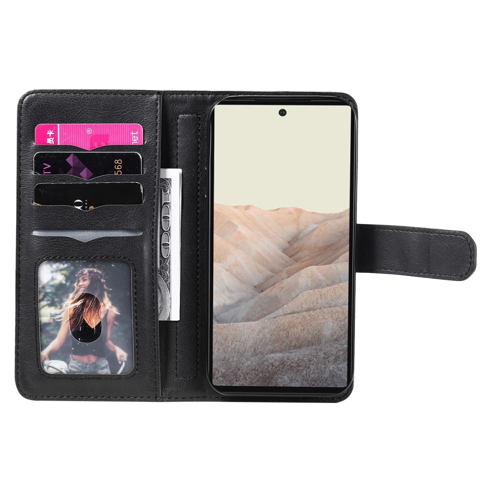 Google Pixel 6 Handytasche Multi-slot Schwarz