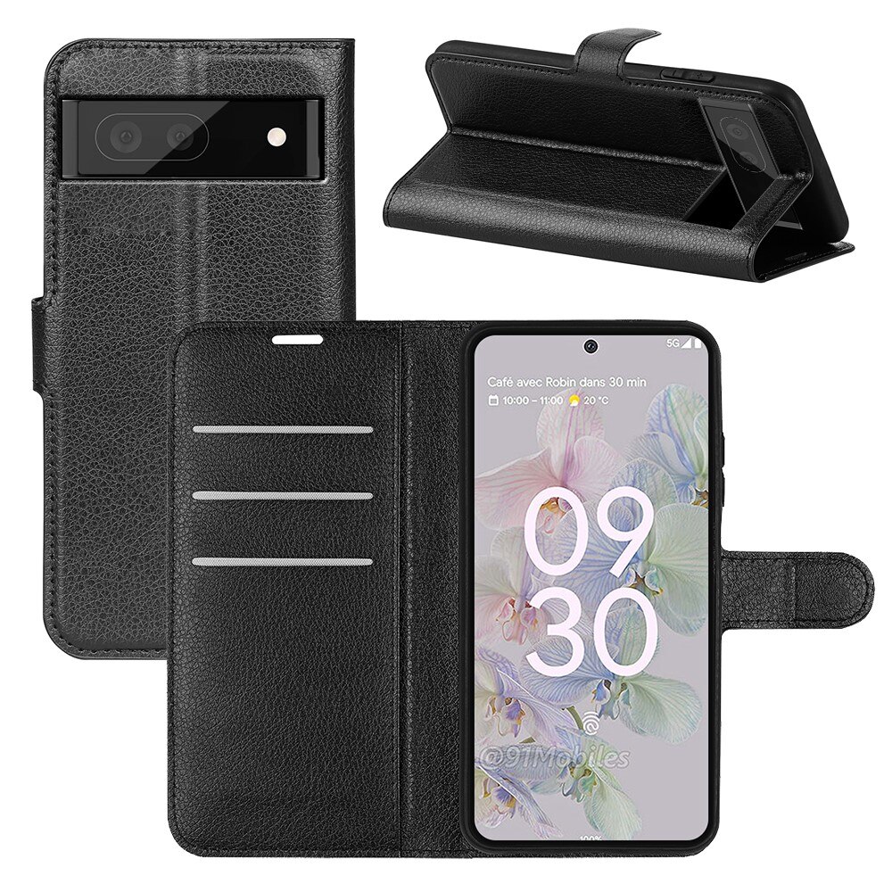 Google Pixel 6a Handytasche Schwarz