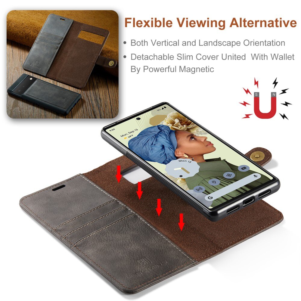 Handytasche Magnetische Google Pixel 6 Pro Brown