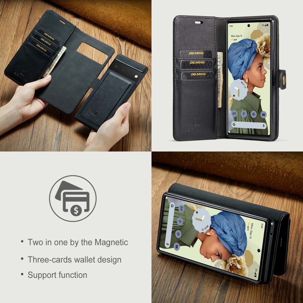 Handytasche Magnetische Google Pixel 6 Pro Black