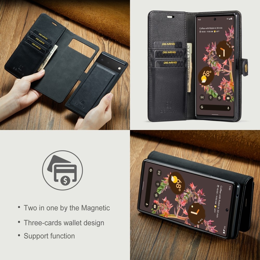 Handytasche Magnetische Google Pixel 6 Schwarz