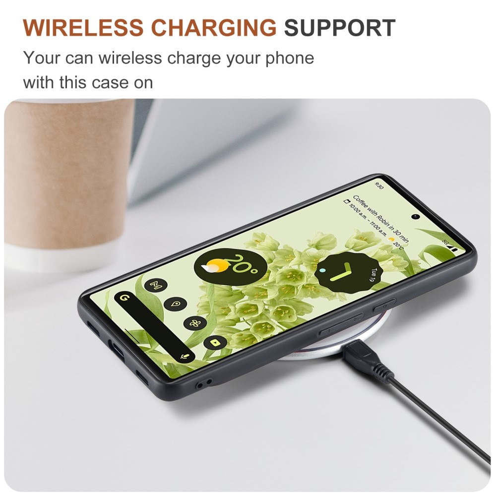 Magnetic Card Slot Case Google Pixel 6 Schwarz