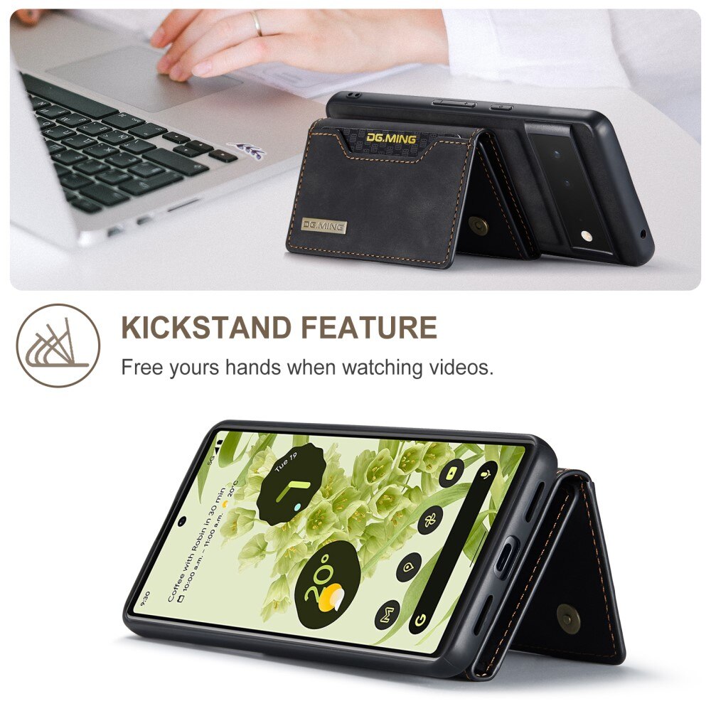 Magnetic Card Slot Case Google Pixel 6 Schwarz