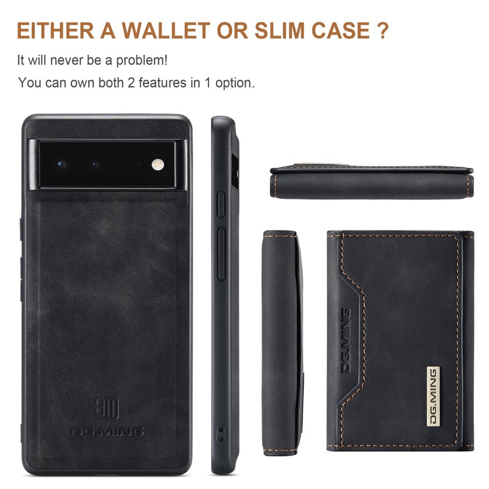 Magnetic Card Slot Case Google Pixel 6 Schwarz