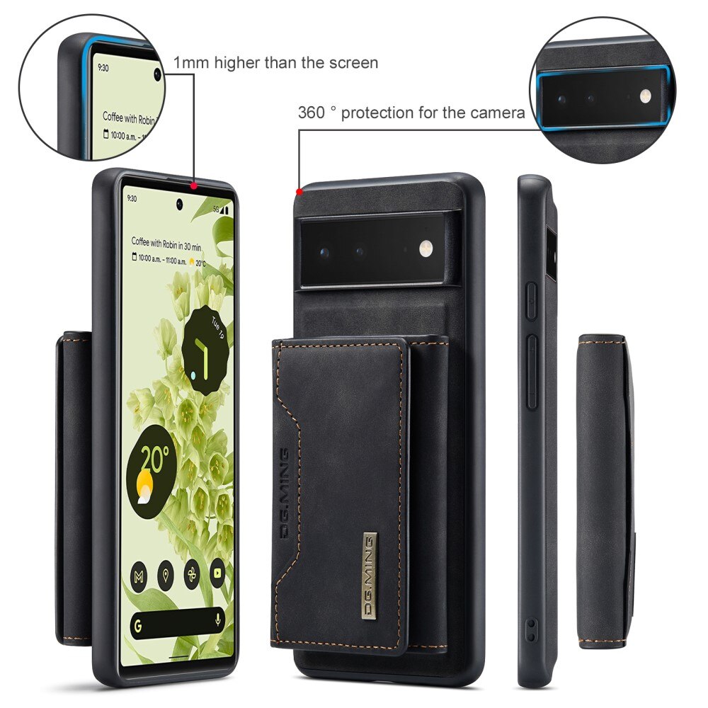 Magnetic Card Slot Case Google Pixel 6 Schwarz