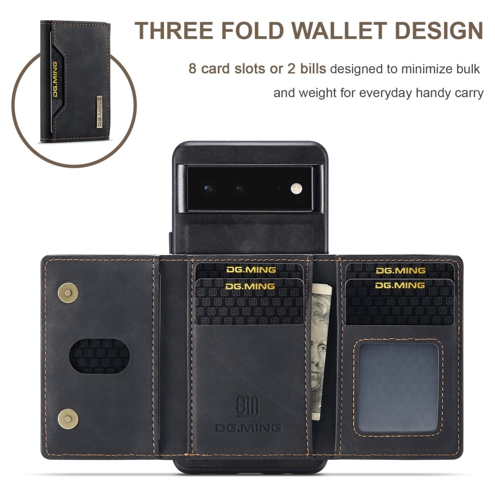 Magnetic Card Slot Case Google Pixel 6 Schwarz