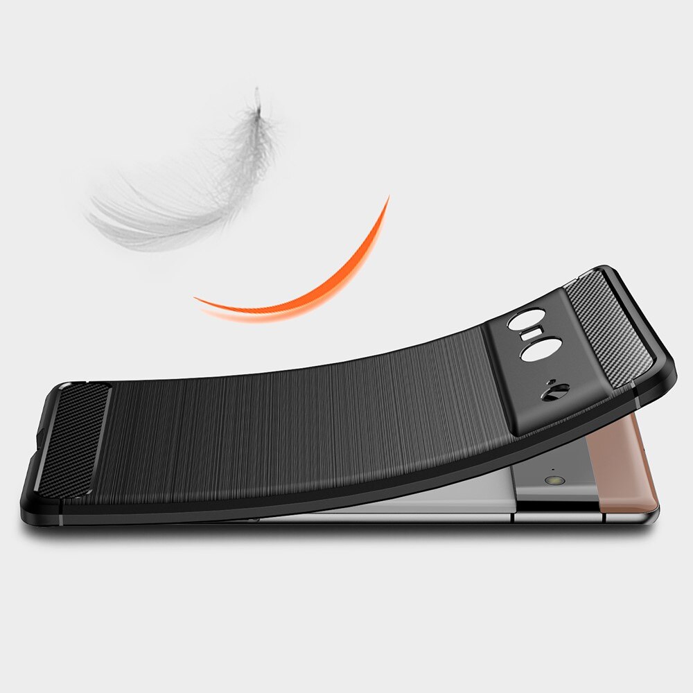 Google Pixel 7 Hülle TPU Brushed Schwarz