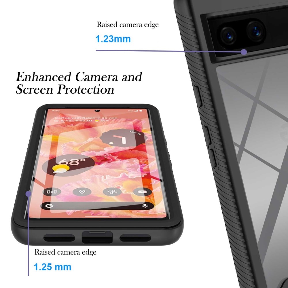 Google Pixel 7 Pro Full Protection Case Black
