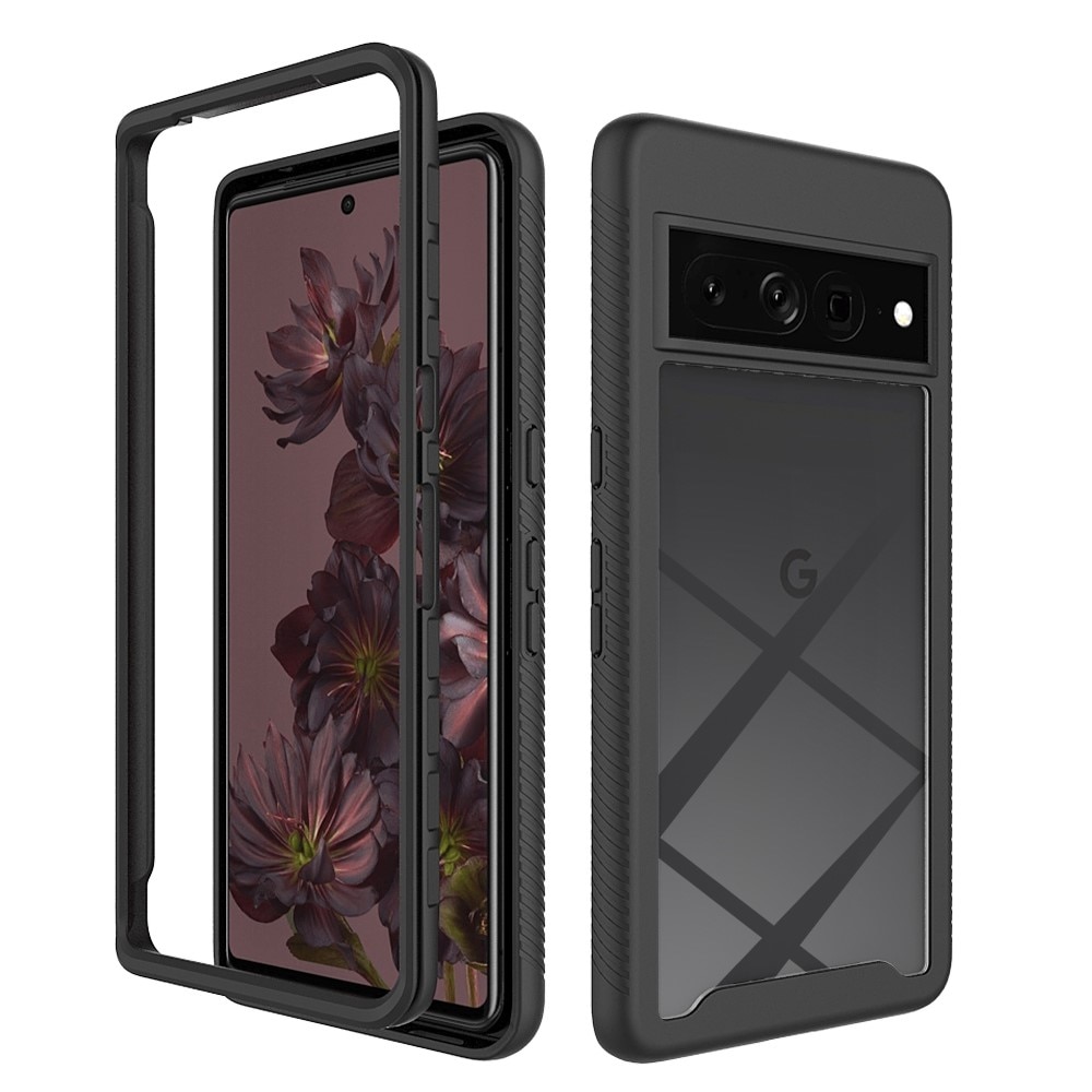 Google Pixel 7 Pro Full Cover Hülle Schwarz