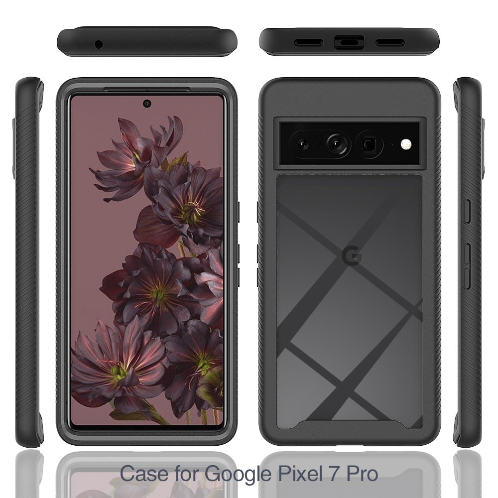 Google Pixel 7 Pro Full Cover Hülle Schwarz