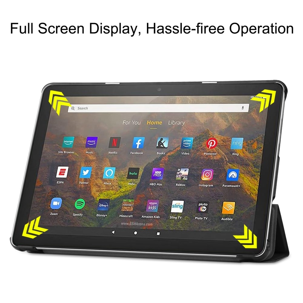 Amazon Fire HD 10 (2021) Tri-Fold Case Schutzhülle Schwarz