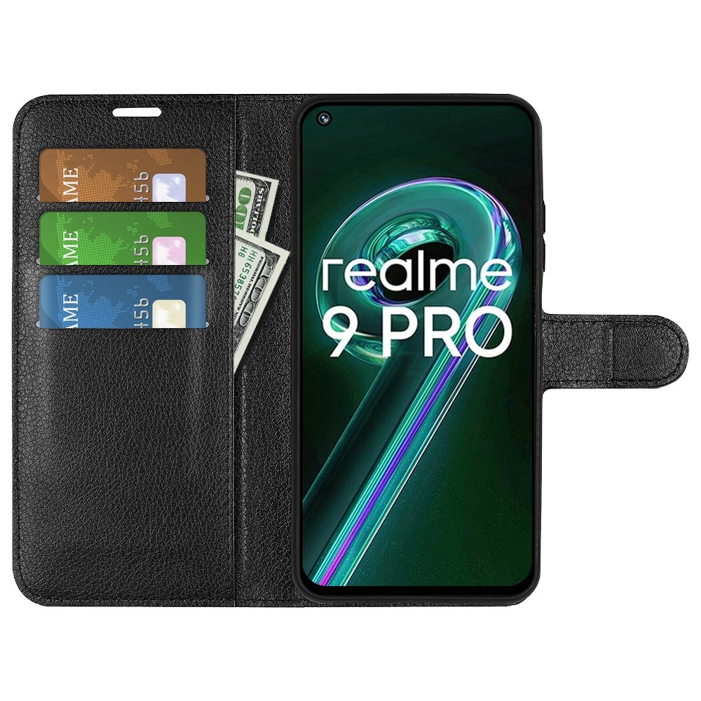 Realme 9 Pro/OnePlus Nord CE 2 Lite 5G Handytasche Schwarz