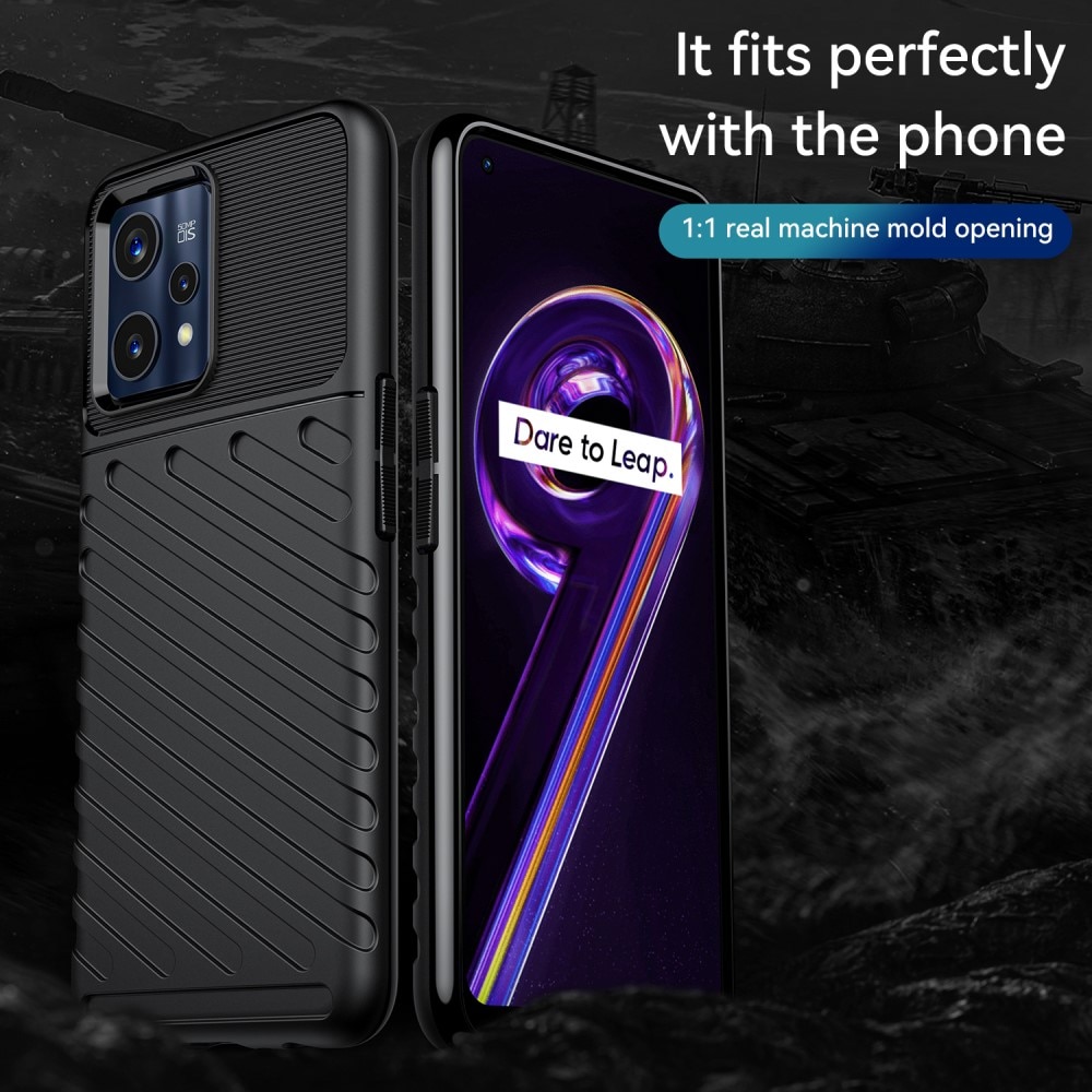 Realme 9 Pro Plus Thunder TPU Case Black