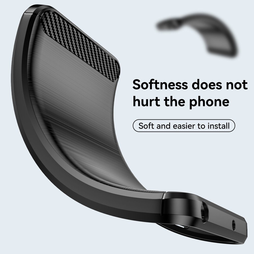 Realme GT Neo 3 Hülle TPU Brushed Schwarz