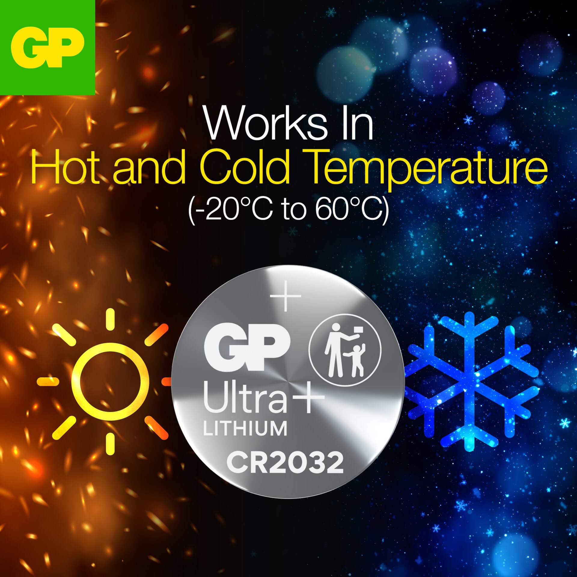 Batterie Knopfzelle Lithium CR2032 (4 Stück)