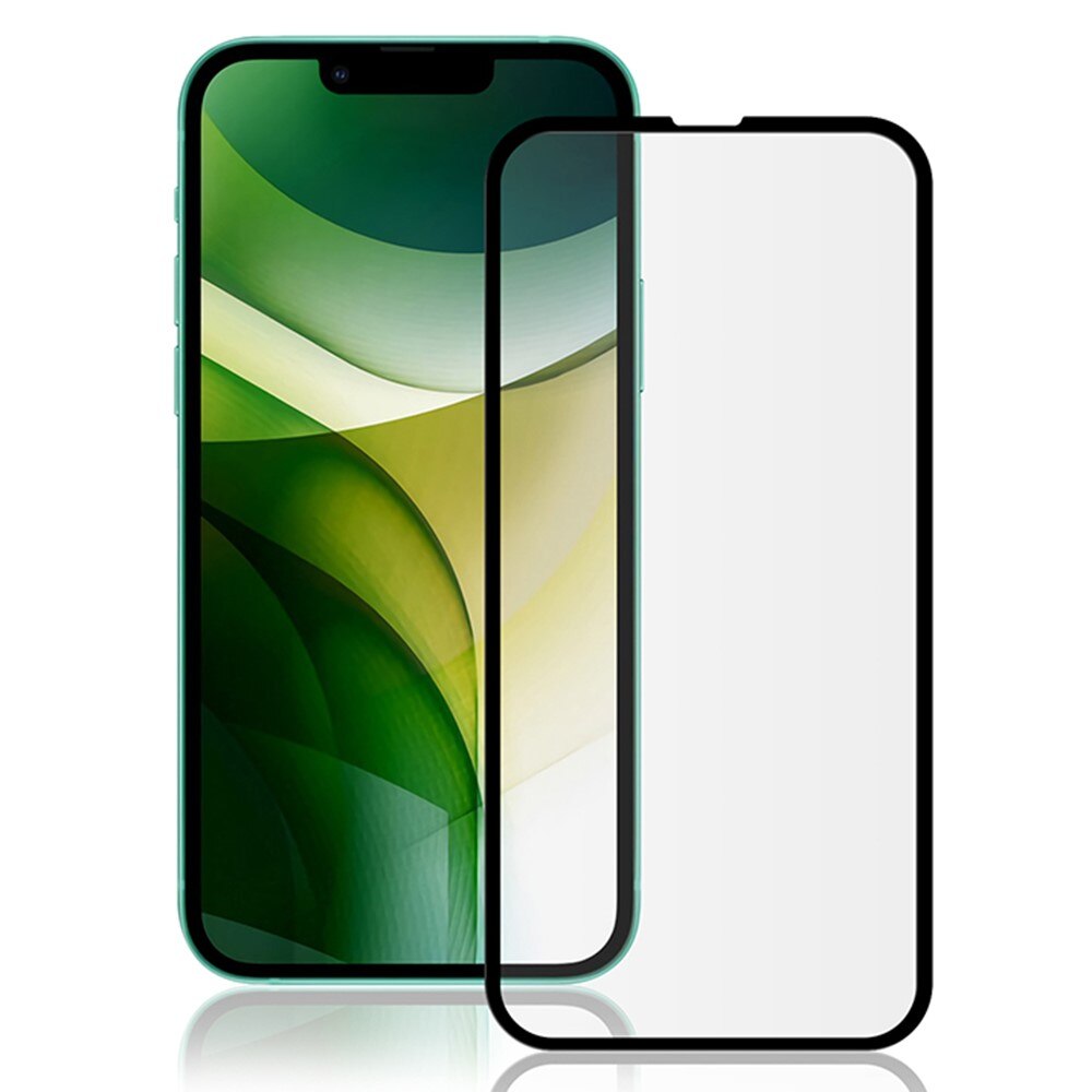 Vollabdeckendes Panzerglas iPhone 13/13 Pro Schwarz